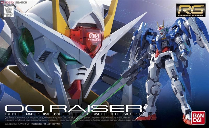 Mô Hình Lắp Ráp RG 00 Raiser bandai namco nhật bản