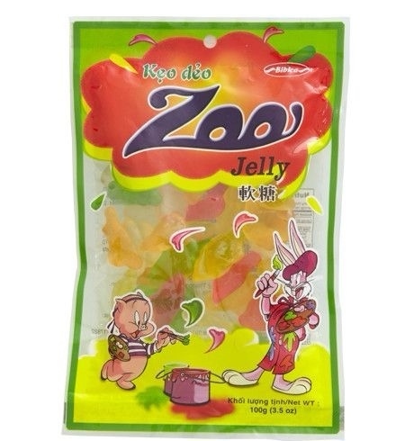 Kẹo Jelly con giống 100g