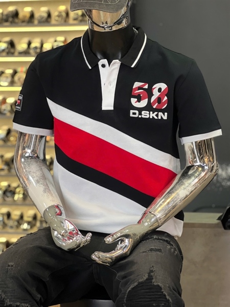 Thun Polo - DSKN 06- Đen tháp trắng đỏ 58