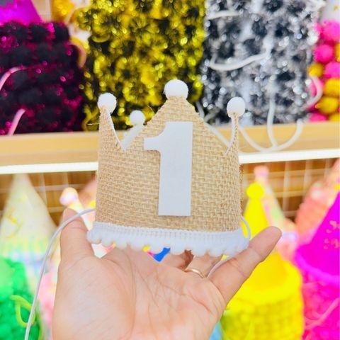 Vương Miện Sinh Nhật Vải Bố