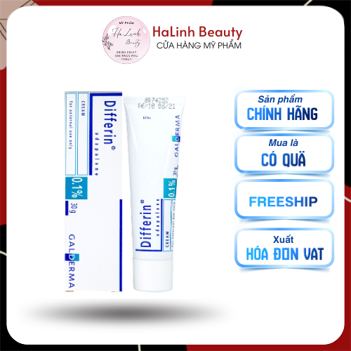V5 - Kem trị mụn Differin 0.1% 30g