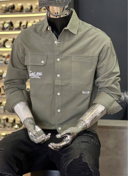 TD From cổ điển - 6836 túi thêu chữ Kí- Rêu