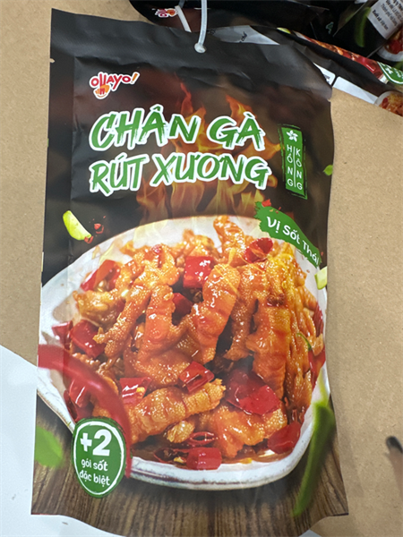 Chân gà rút xương hồng kong vị sốt thái 60g