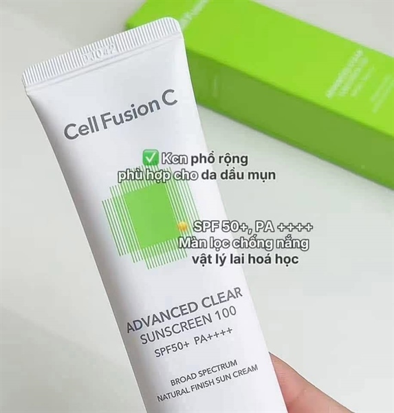 CELL FUSHION - Chống nắng Anvanced Clear - 35ML / News