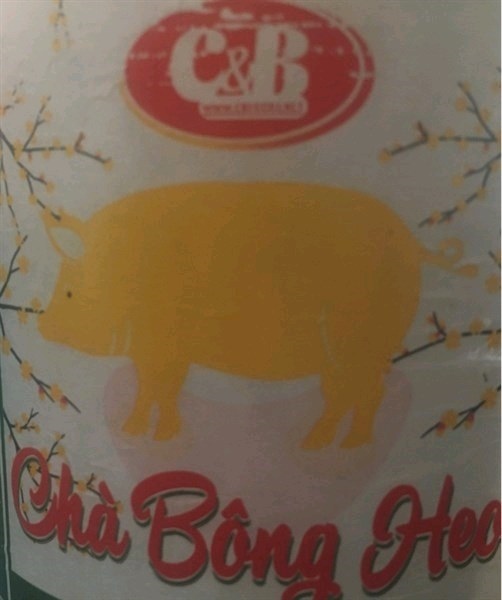 Chà bông heo c&b 100g