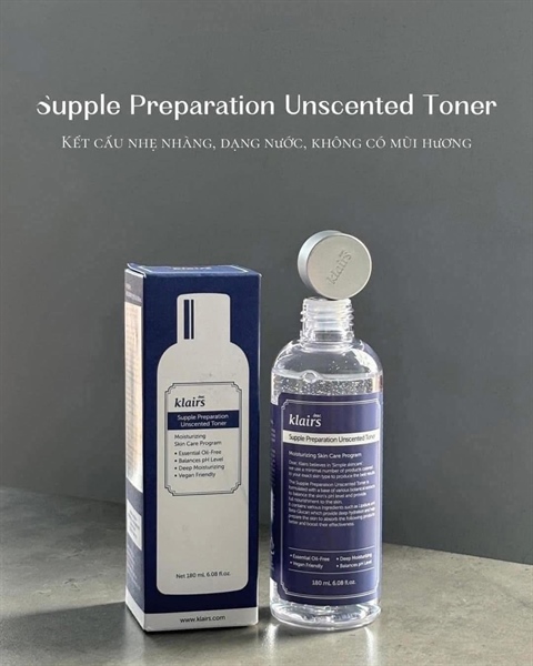 CTTD - Toner KLAIRS 180ml - Nhập khẩu VAT