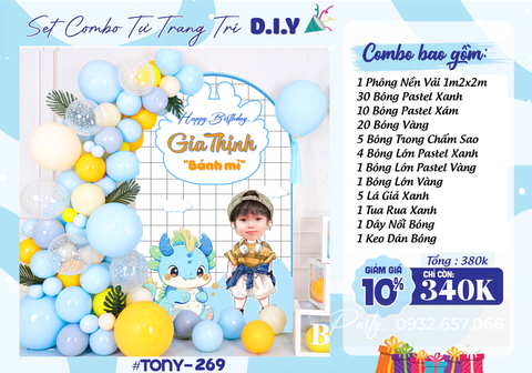 Set Sinh Nhật Cho Bé TN-269