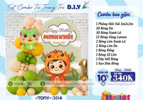 Set Sinh Nhật Cho Bé TN-304