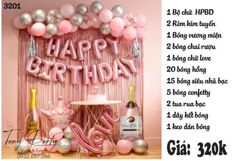 Set Sinh Nhật Người Lớn 3201