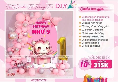 Set Sinh Nhật Cho Bé TN-179