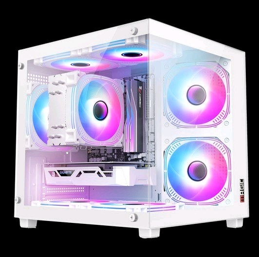 Case Magic AQUA - M-ATX, Màu Trắng