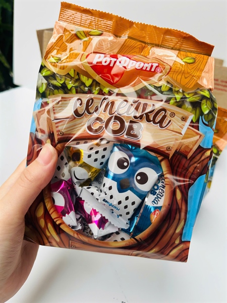 KN.Socola gia đình nhà cú 200g (5g/thùng)