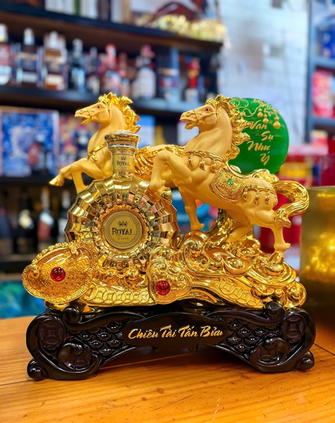 Rượu brandy XO Ngựa đôi 2026 Chiêu Tài Tấn Bửu