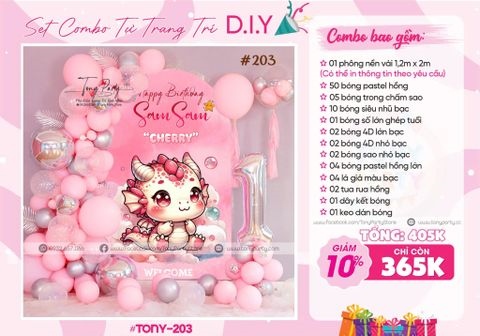 Set Sinh Nhật Cho Bé TN-203