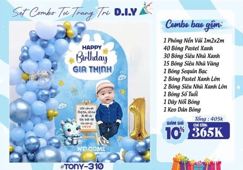 Set Sinh Nhật Cho Bé TN-310