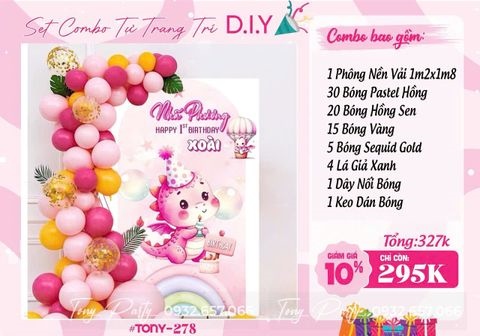 Set Sinh Nhật Cho Bé TN-278