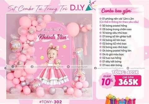 Set Sinh Nhật Cho Bé TN-302