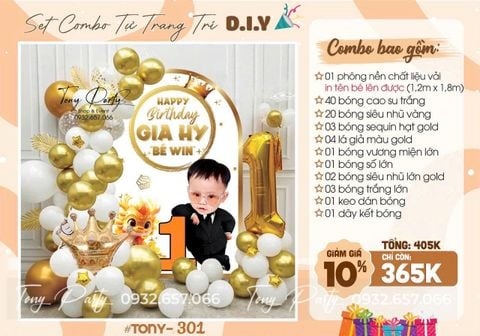 Set Sinh Nhật Cho Bé TN-301