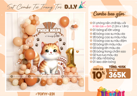 Set Sinh Nhật Cho Bé TN-231