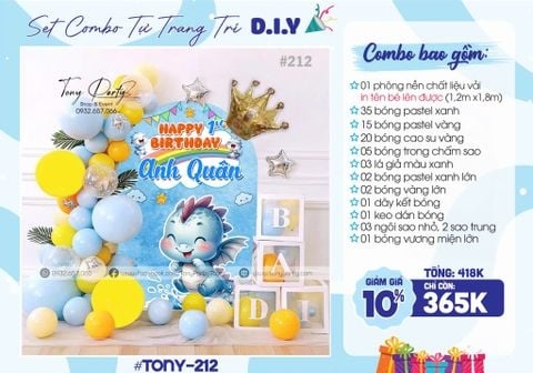 Set Sinh Nhật Cho Bé TN-212