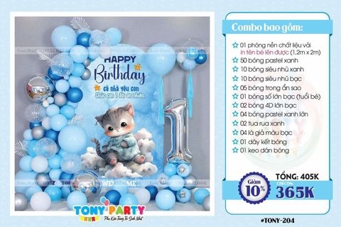 Set Sinh Nhật Cho Bé TN-204