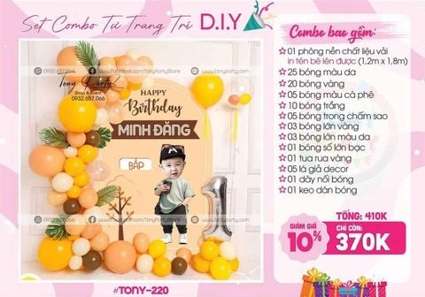 Set Sinh Nhật Cho Bé TN-220
