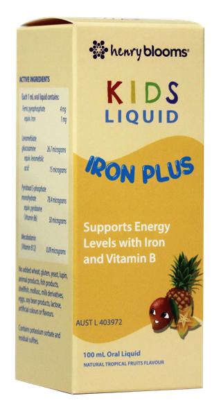 Kids Liquid Iron Plus 100ml (Bổ sung Sắt và Vitamin) - Australia