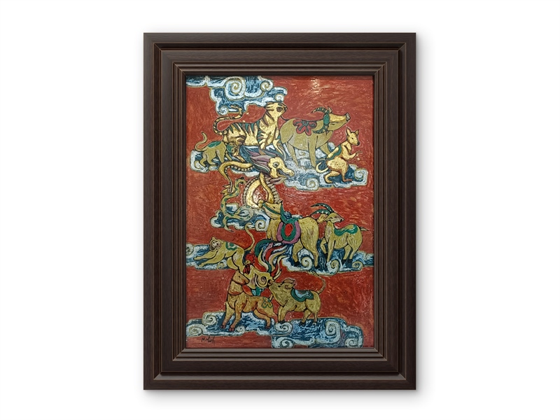 12 con giáp - Võ Mỹ Linh - 50x70 cm
