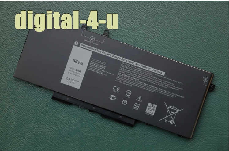 Pin laptop Dell 68Wh 4 cell Latitude 5401 5410 5411 5501 5510 5511 3HWPP