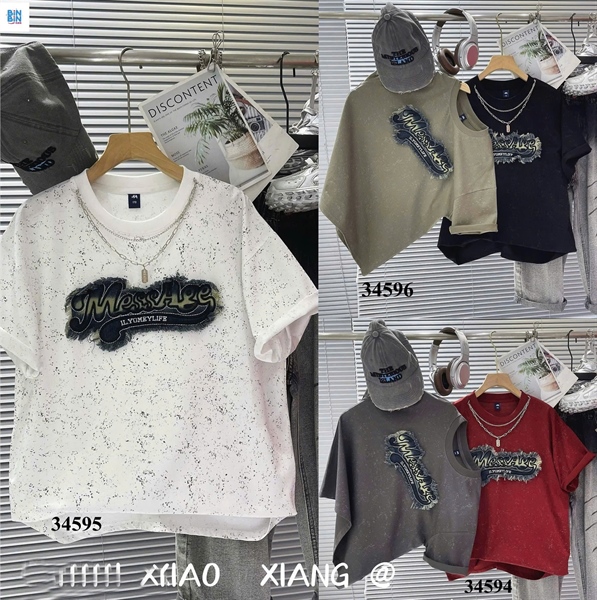 34595- Áo thun trắng Mesagg