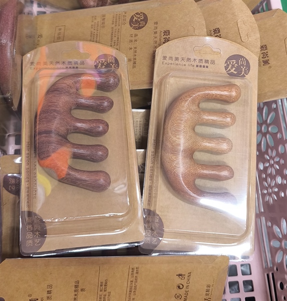 Lược gỗ massage Aishangmei (nb)