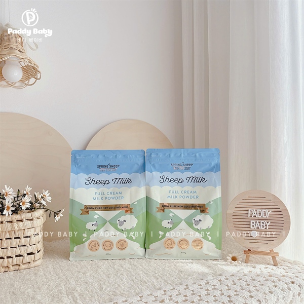 Sữa công thức cừu nguyên kem đạm A2 Spring Sheep cho bé 12m+ (Túi 850g)