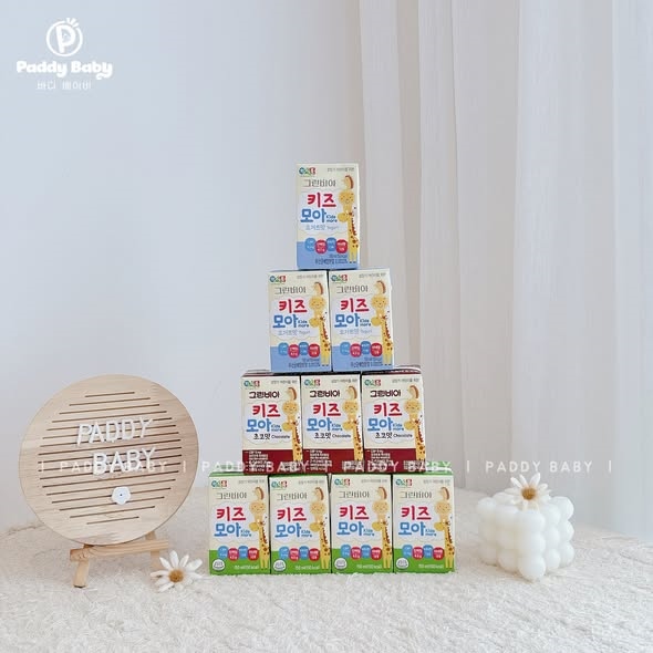 Sữa tươi Greenbia Kids More Hàn Quốc tăng chiều cao câng nặng cho bé từ 1 tuổi trở lên