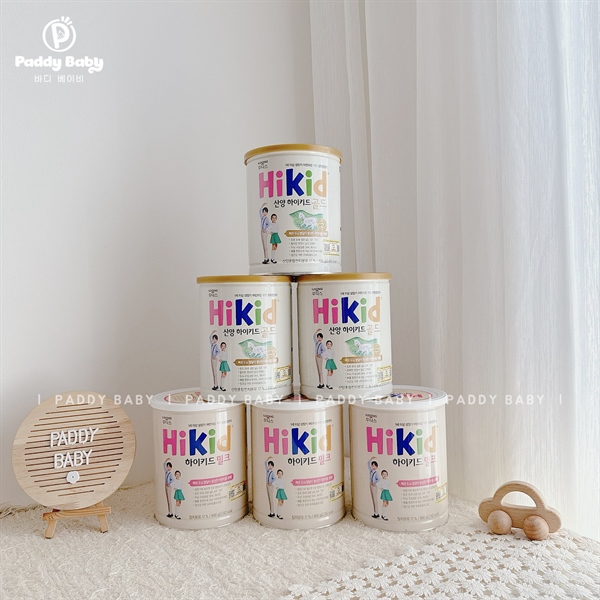 Sữa Hikid Nội địa Hàn Quốc tăng chiều cao vị Vani,dê 600gr -700gr Date 2024 cho bé từ 1 tuổi