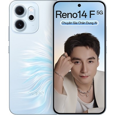 Điện thoại OPPO Reno14F 5G ( 8GB|256GB) - Xanh dương