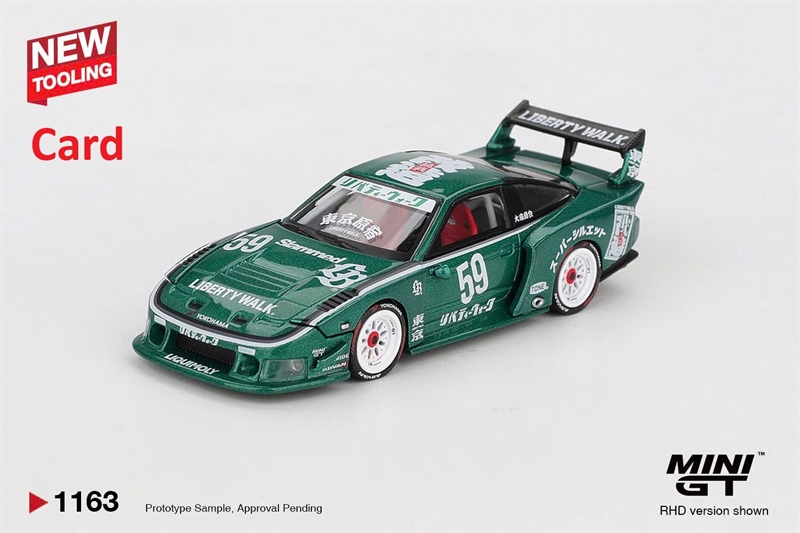 (Pre-Order 4/2026) Mini GT Card Version MGT01163 Nissan LB-Super Silhouette 180SX 2026 TAS