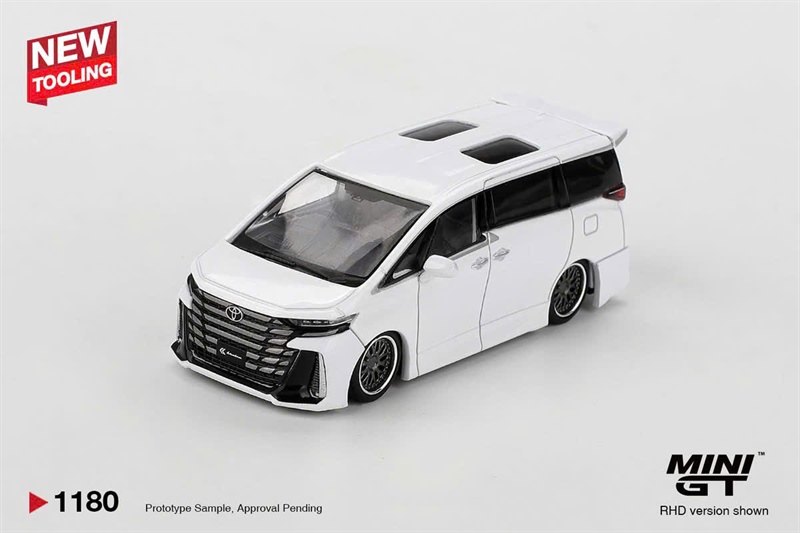 (Pre-Order 6/2026) Mini GT Box Version MGT01180 Toyota Vellfire 40 KUHL White