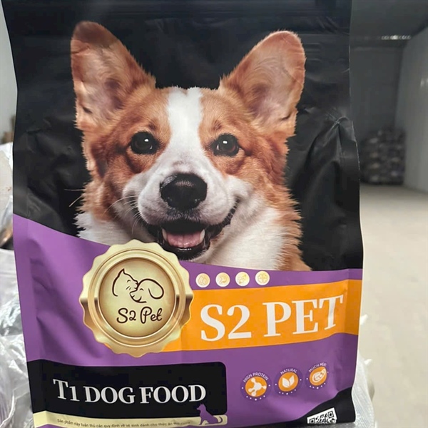 Hạt S2Pet T1 cho chó Mix Topping Gà ruốc trứng,... túi 2,5kg (Seal)