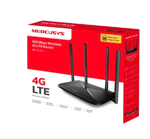 Bộ phát Wifi 4G Mercusys MB115 (1Y)