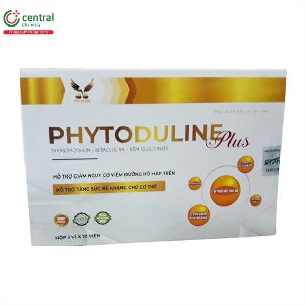 Phytoduline Plus Hỗ trợ giảm viêm đường hô hấp trên, tăng sức đề kháng (Hộp 3 vỉ x 10 viên) - STP