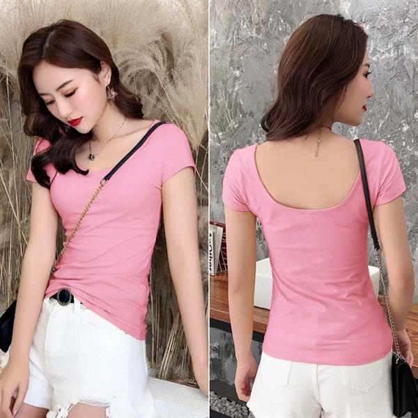 ÁO THUN CỔ CHỮ U