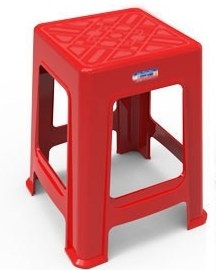 Ghế nhựa vuông cao dt