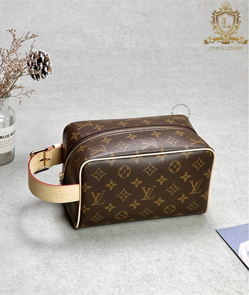Clutch LV locker dopp kit mono nâu