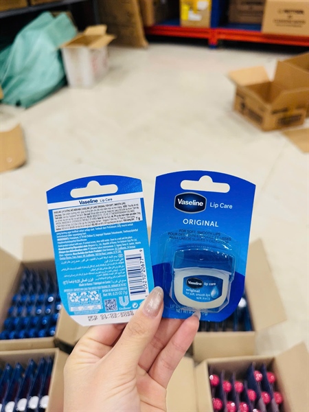 (VAT) Sáp Dưỡng MÔI Vaseline Original 7g - màu xanh