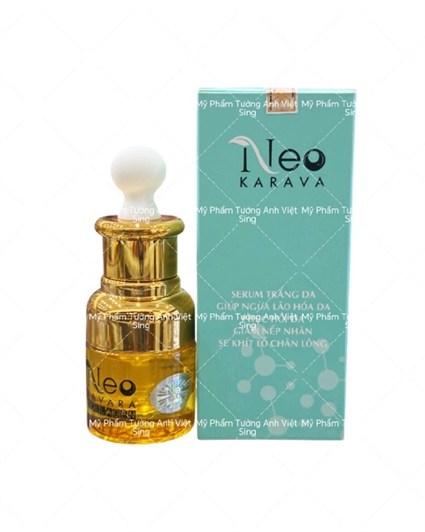 Serum Neo Karava trắng da, giúp ngừa lão hóa da, phục hồi da, giảm nếp nhăn, se khít lỗ chân lông 15ml
