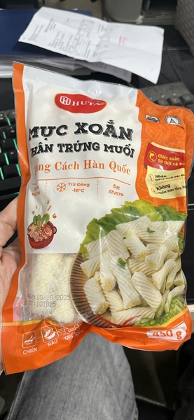 Mực Xoắn Nhân Trứng Muối 500gr HT