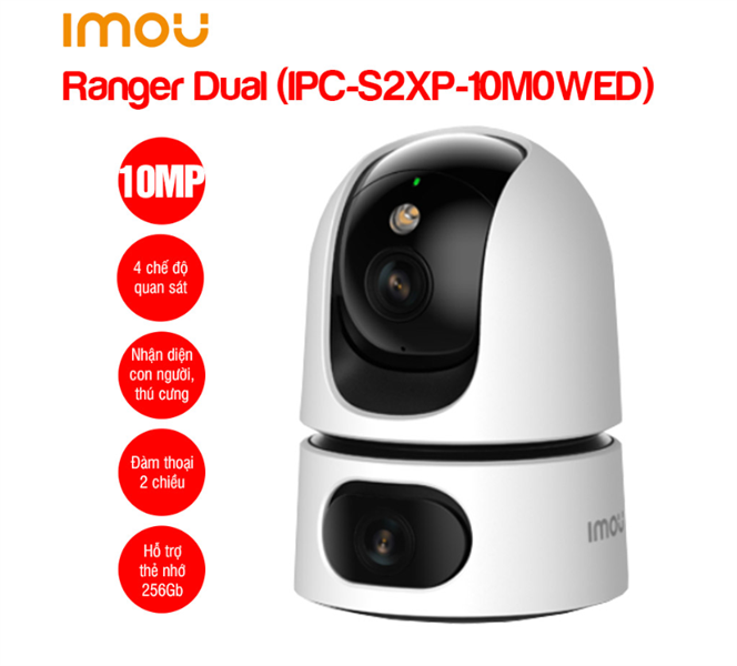 Camera IPC-S2XP-10M0WED (Ranger Dual 10MP)