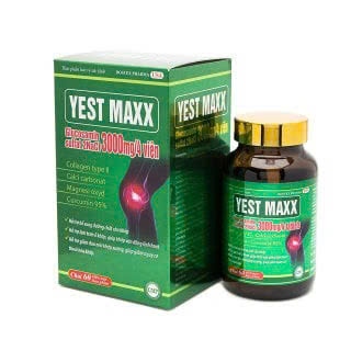 Yest Max XANH 3000mg Glucosamin Syntech HD (H/ 60 viên) ( Q30200471 )