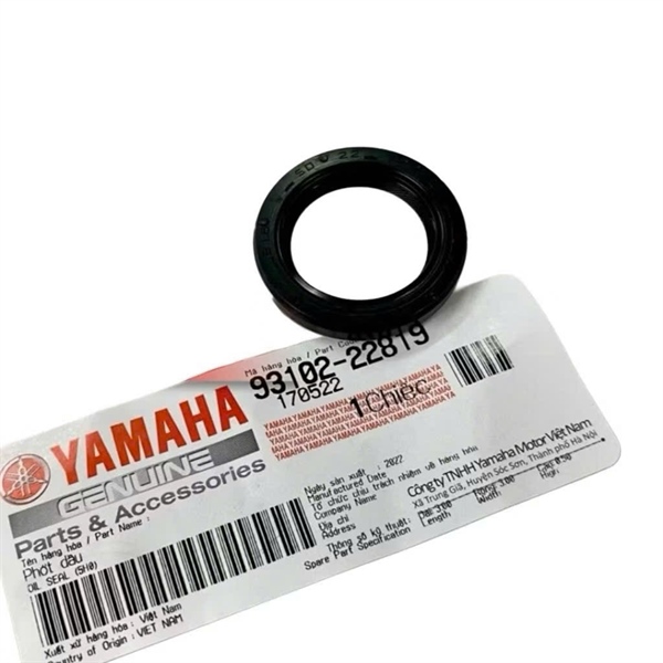 Phớt dầu - Phớt dên nồi trước xe tay ga Yamaha NVX, Nouvo zin 93102-22819