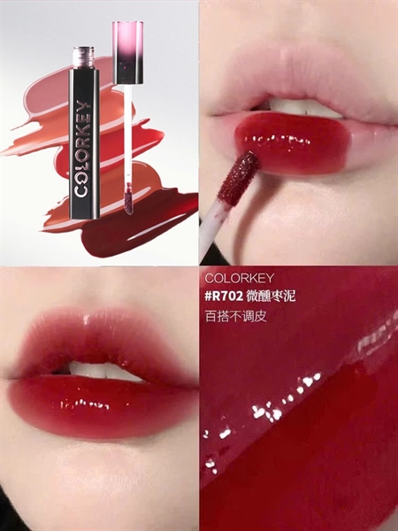 (VAT) Son Colorkey Tint Gương Bóng - R702